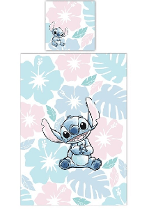 Stitch Dekbedovertrek flowers 140 x 200 cm - polykatoen Pre order