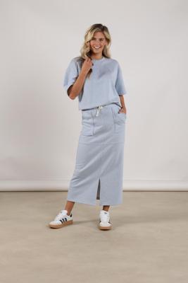 Nukus Roos Pullover Lurex Nks03062 Trui Korte Mouw 312 Cloudy