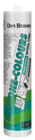 Den Braven Silicone Colours + Natural Stone 310ml (per doos 12 stuks) - Zilvergrijs