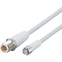 ifm Electronic EVF249 Verbindingskabel Aantal polen (sensoren): 4, 4 Stekker, recht, Bus, recht 0.6 m 1 stuk(s)