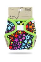 Petit Lulu Overbroekje Regenboog Sterren (Rainbow Stars) - OneSize (4-15 kilo) - Klittenband