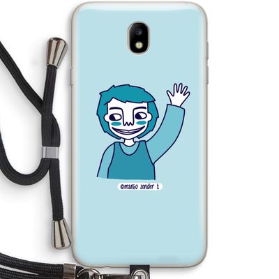 Zwaai: Samsung Galaxy J7 (2017) Transparant Hoesje met koord