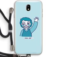 Zwaai: Samsung Galaxy J7 (2017) Transparant Hoesje met koord