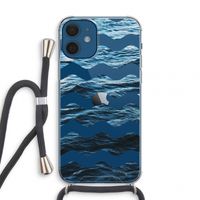 Oceaan: iPhone 12 mini Transparant Hoesje met koord
