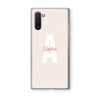 Strawberry Milkshake: Samsung Galaxy Note 10 Transparant Hoesje