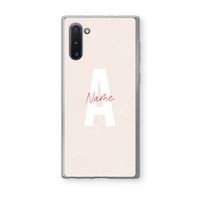 Strawberry Milkshake: Samsung Galaxy Note 10 Transparant Hoesje Strawberry Milkshake: Samsung Galaxy Note 10 Transparant Hoesje