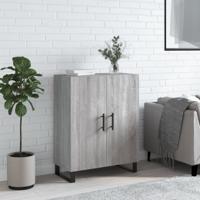 Dressoir 69,5x34x90 cm bewerkt hout grijs sonoma eikenkleurig - thumbnail