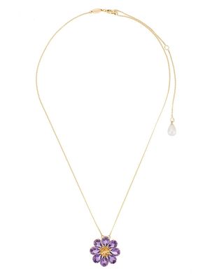 Dolce & Gabbana collier Spring en or 18ct serti d'améthyste