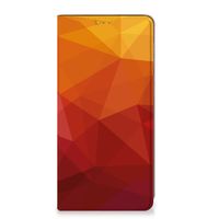 Stand Case voor OPPO A17 Polygon Red - thumbnail