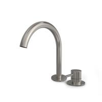 Hotbath BUDDY Wastafelmengkraan 2 gats Geborsteld Nikkel (B123GN)