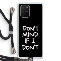 Don't Mind: Samsung Galaxy S10 Lite Transparant Hoesje met koord