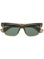 Garrett Leight lunettes de soleil à monture rectangulaire - Vert