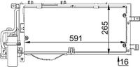Condensor, airconditioning AC309001S