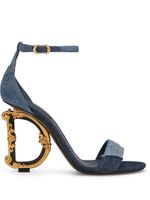 Dolce & Gabbana sandales à talon DG - Bleu