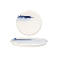 Bonna Gebaksbord - Blue Wave - Porselein - 22 cm - set van 6