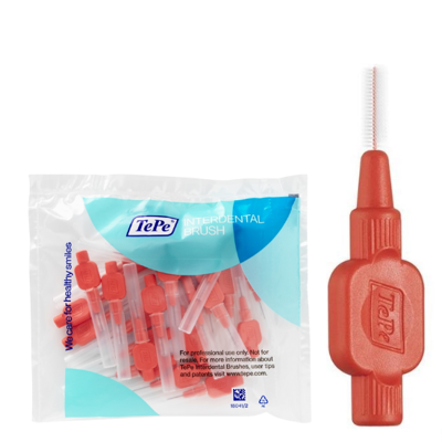 TePe TePe Interdentale Ragers Extra Soft 0.5 mm lichtrood - 25 stuks