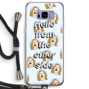 Hello: Samsung Galaxy S8 Transparant Hoesje met koord