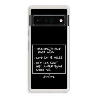 Mijn Motto's: Google Pixel 6 Pro Transparant Hoesje