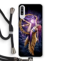 Aerial Angel: Samsung Galaxy A70 Transparant Hoesje met koord