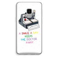 Smile: Samsung Galaxy S9 Transparant Hoesje