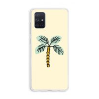 Palmboom: Galaxy A71 Transparant Hoesje