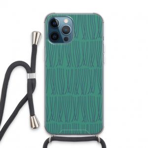 Swirls: iPhone 13 Pro Max Transparant Hoesje met koord