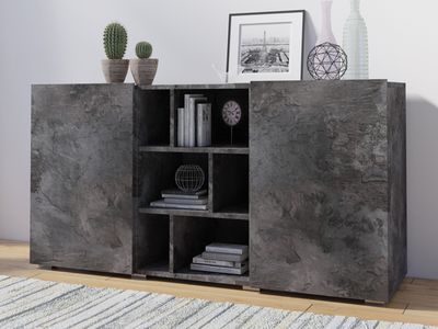 Dressoir AKY 2 deuren kleurrijke leisteen Dressoir AKY 2 deuren kleurrijke leisteen