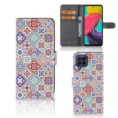 Samsung Galaxy M53 | Bookcase | Tiles Color