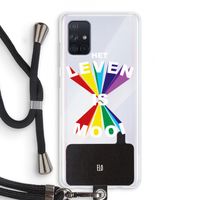 Het Leven Is Mooi: Samsung Galaxy A71 Transparant Hoesje met koord