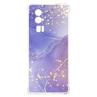 Back Cover voor Xiaomi Poco F5 Pro Watercolor Paars - thumbnail