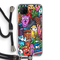 Vexx Mixtape: Huawei P40 Lite Transparant Hoesje met koord