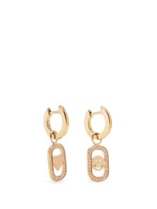 Sydney Evan boucles d'oreilles en or 14ct pavées de diamants