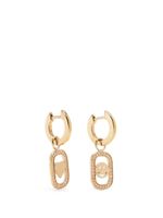 Sydney Evan boucles d'oreilles en or 14ct pavées de diamants - thumbnail