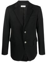 Lanvin blazer en laine à simple boutonnage - Noir