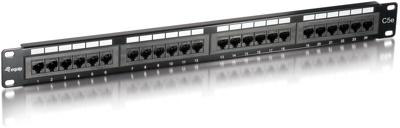 Equip 19" 24-poorts Patch Paneel CAT5e 1U