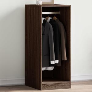 VidaXL Kledingkast 48x41x102 cm bewerkt hout bruin eikenkleurig