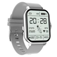 Waterdicht sport smartwatch met siliconen bandje GT20 - 1.69 - Zilver