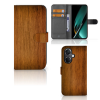OnePlus Nord CE 3 Book Style Case Donker Hout