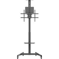 SpeaKa Professional SP-TVC-1300 TV-wagen In hoogte verstelbaar, Zwengel, Cameraplank, Apparaatplank 94,0 cm (37) - 190,5 cm (75) Vloerstandaard,