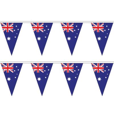 Australie vlaggetjes slinger - 2x - 20 meter - Landen thema versieringen