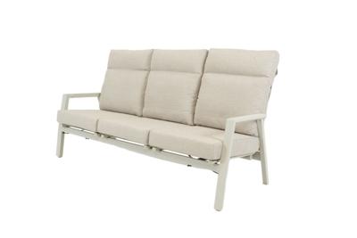 Qopps Exome lounge bank 3 zits gasveer verstelbaar latte light