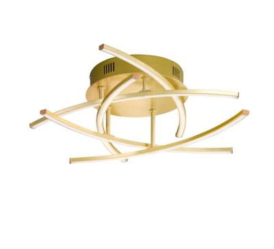 Fischer & Honsel Gouden plafondlampCross TW - 20050