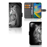iPhone 14 Plus | Telefoonhoesje | Met pasjeshouder | Tijger