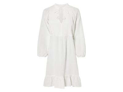 esmara Mousseline dames jurk (Wit, 38)