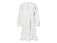 esmara Mousseline dames jurk (Wit, 38)
