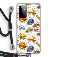 Pow Smack: Samsung Galaxy A72 5G Transparant Hoesje met koord