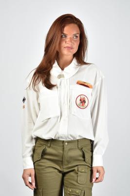 Isabel Marant blouse Chely CH0314FA-D2I01I white Isabel Marant blouse Chely CH0314FA-D2I01I white