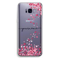 Hartjes en kusjes: Samsung Galaxy S8 Plus Transparant Hoesje