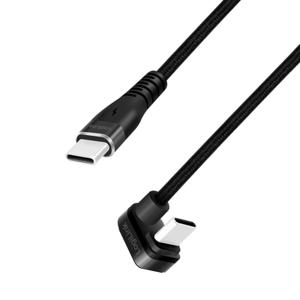 LogiLink USB-kabel USB 2.0 USB-C stekker 1.00 m Zwart CU0190