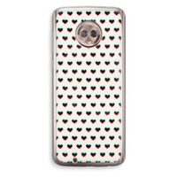 Hartjes: Motorola Moto G6 Transparant Hoesje Hartjes: Motorola Moto G6 Transparant Hoesje